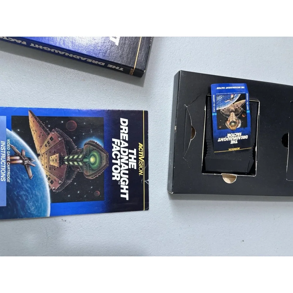 Intellivision Boxed Video Game Cartridge - The Deadnaught Factor CIB